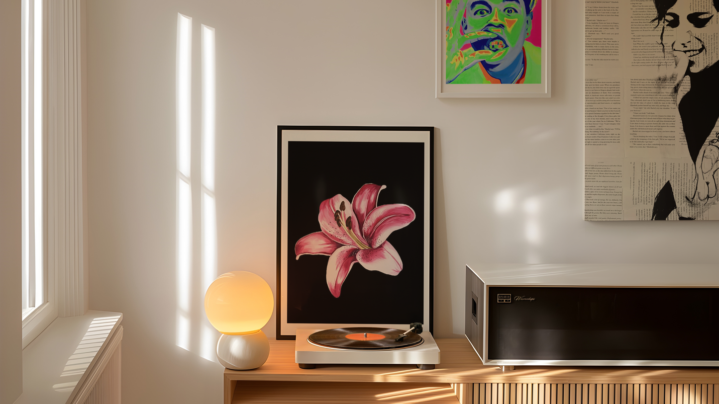 "Shadowed Lily" Print