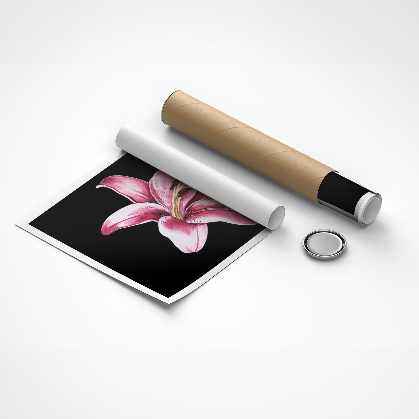 "Shadowed Lily" Print