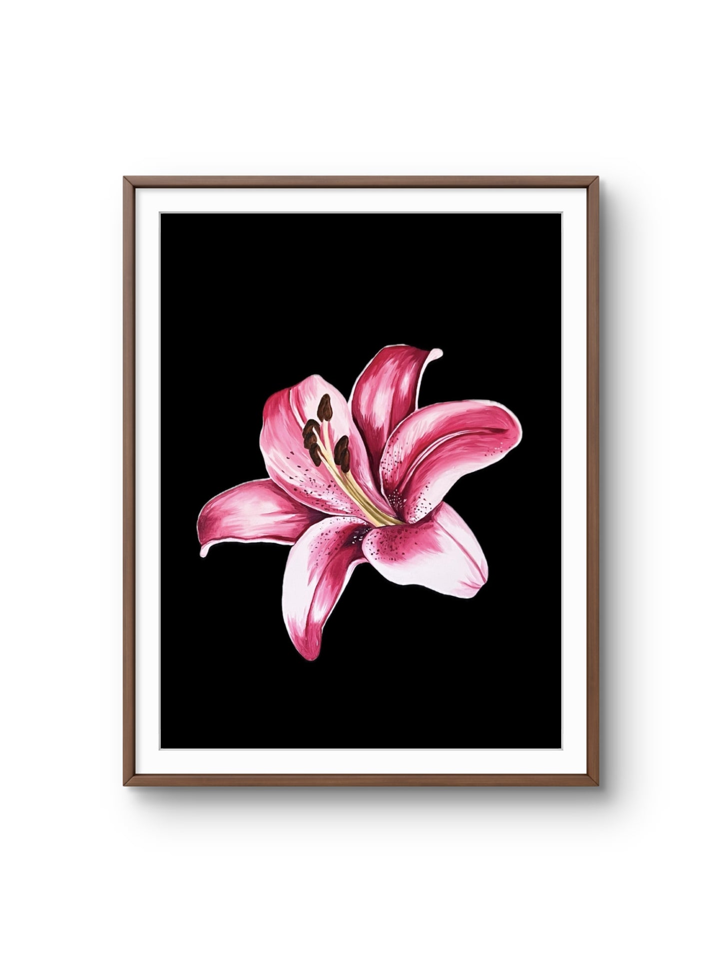 "Shadowed Lily" Print
