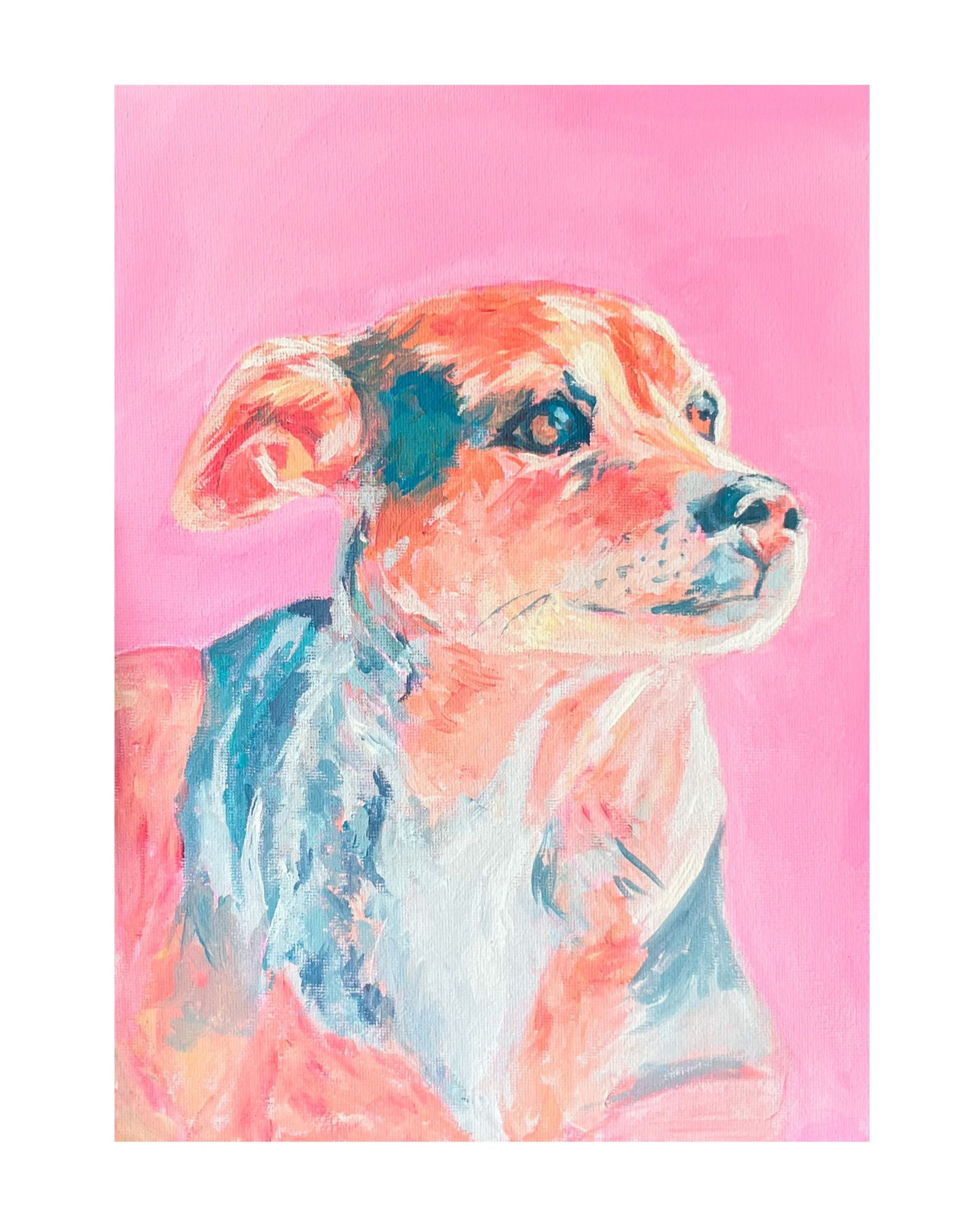 Custom Pet Portrait Painting