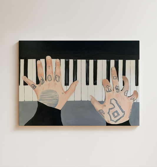 "Mac's Piano" Original Painting