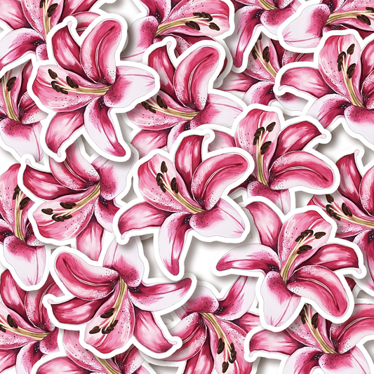 "Shadowed Lily" Sticker